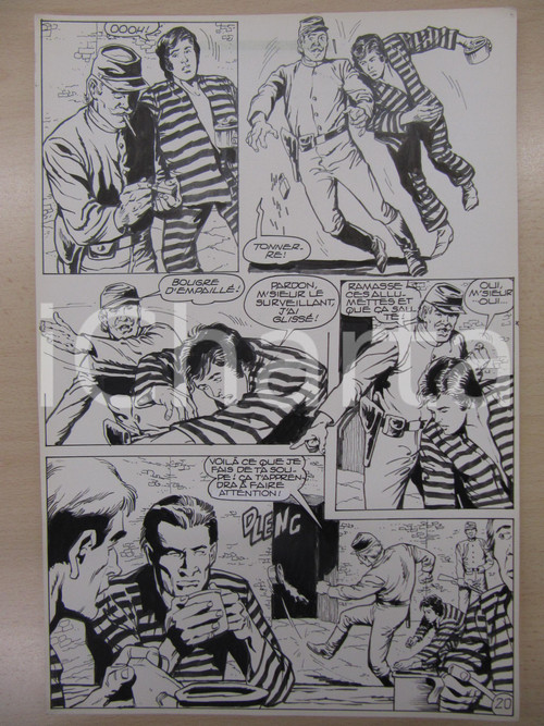 1990 BD WESTERN FRANCE BILLY BOYD N° 2 El Cobra! tav.20 Original BERNASCONI LUBE 1990 BD WESTERN FRANCE BILLY BOYD N° 2 El Cobra! tav.20 Original BERNASCONI LUBE